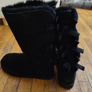Women's UGG Bailey Bow Tall II, Size 8
